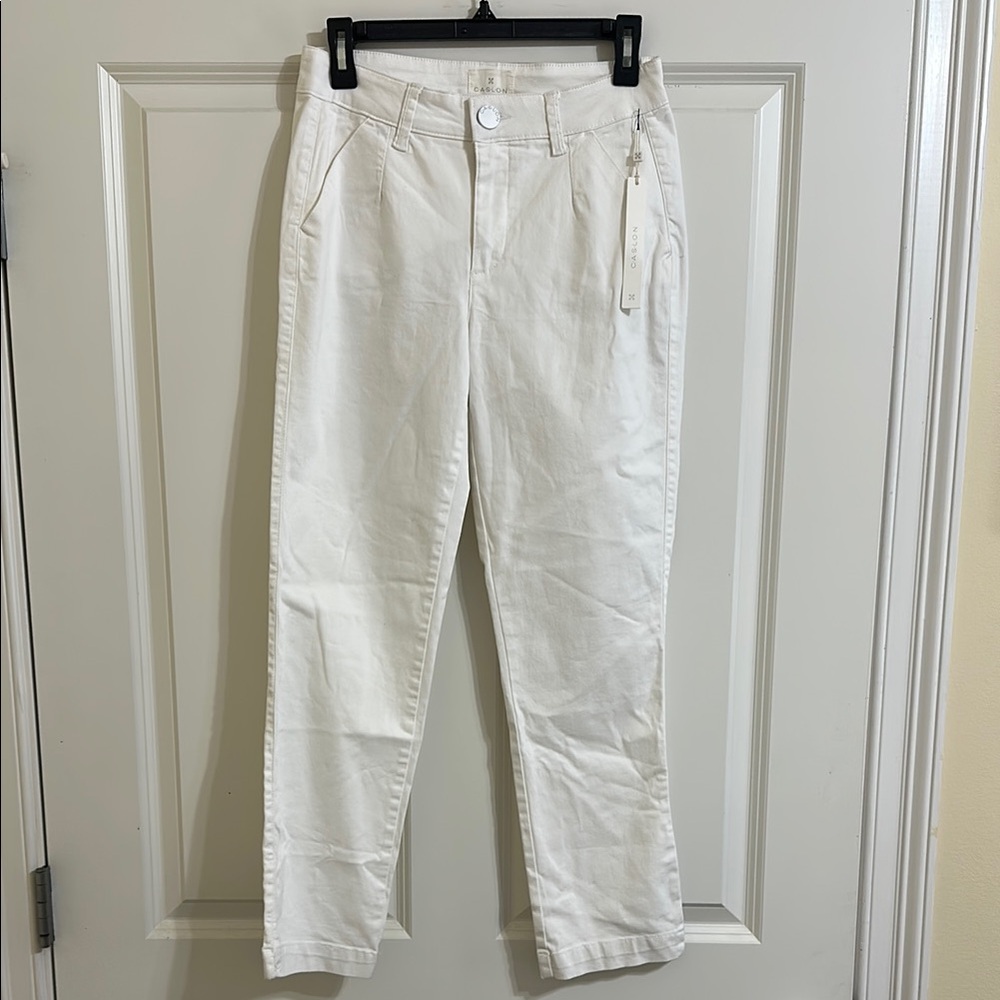 Caslon White Straight Leg‎ Jeans Modern Style